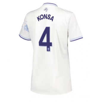 Billige Fotballdrakt Aston Villa Ezri Konsa #4 Replika Tredjedrakt Dame 2025-26 Kortermet